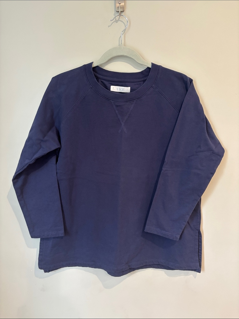 LAKE Classic Navy Crewneck Loungewear Sweatshirt